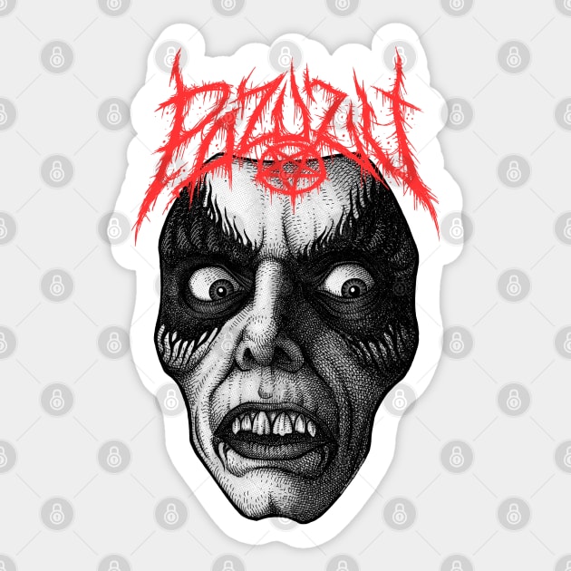 The Exorcist Sticker by PeligroGraphics